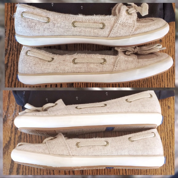 Teacup Boat Shoe with Faux Fur Lining by Keds -5- - Picture 4 of 10